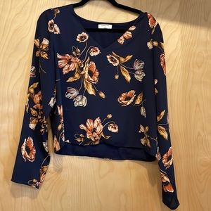 Aritzia Babaton Floral Blouse (M)